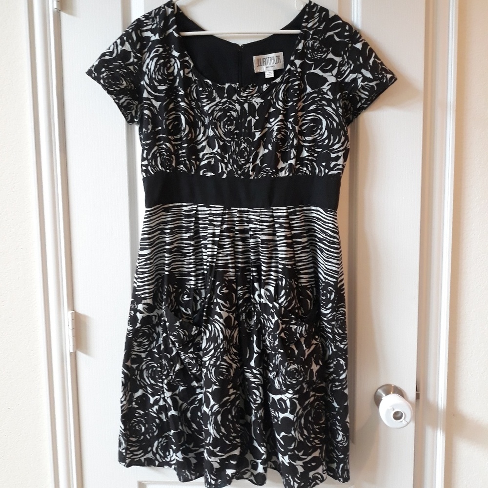 SALE ☆ Summer Cotton Black Gray Dress Scoop Neck
